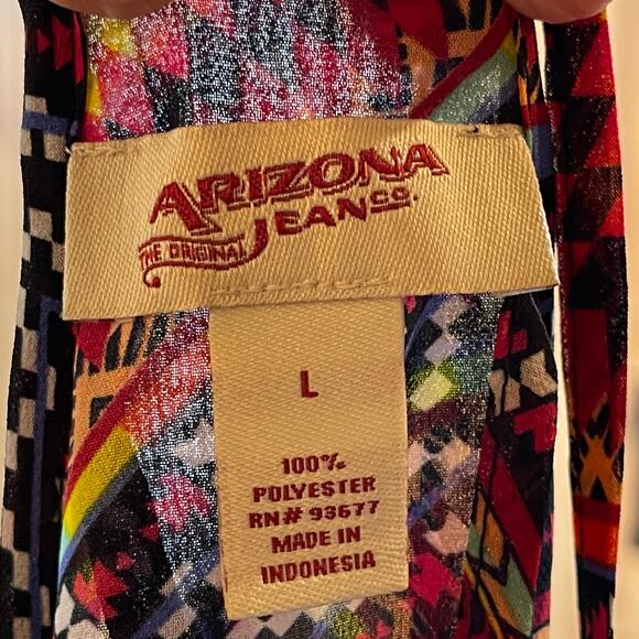 Arizona Jean Company Southwest Print Open Back size L - Picture 5 of 5